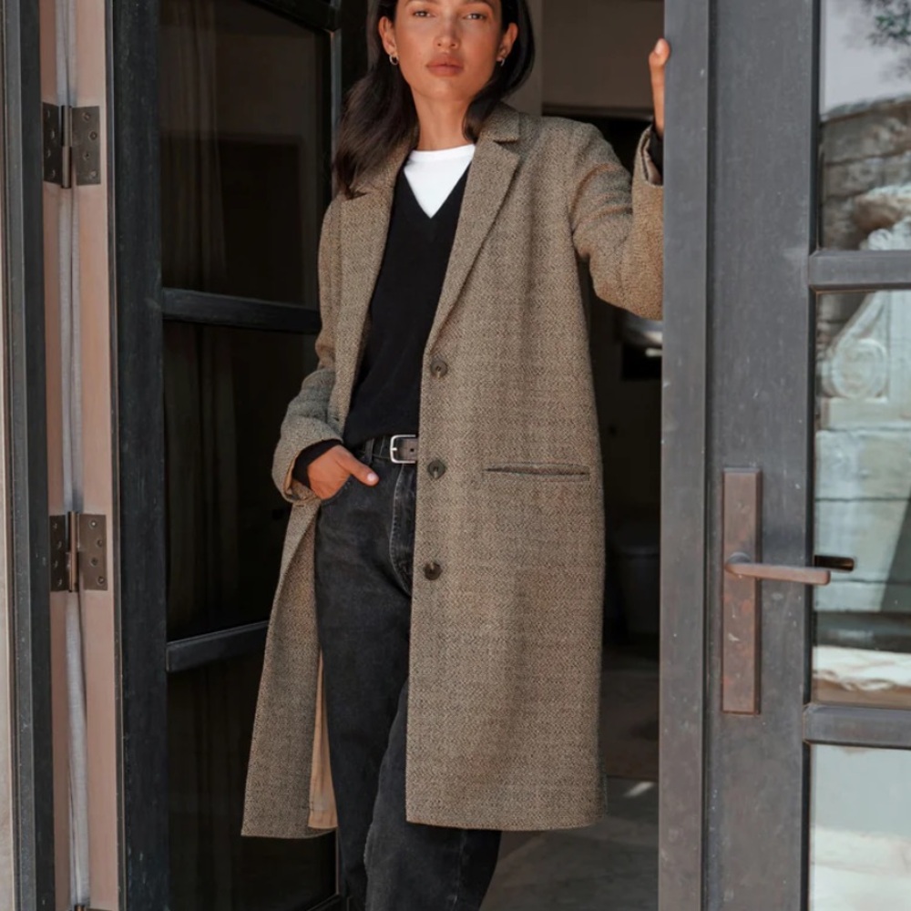Jenni Kayne Beige Pea Coat